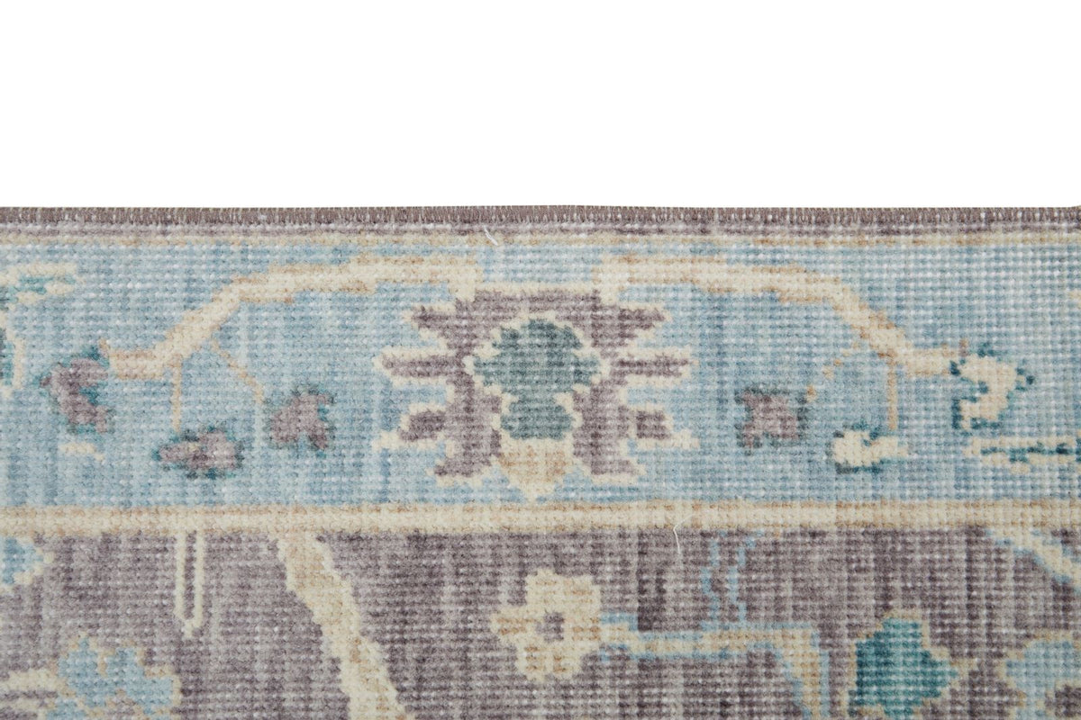 2x3 Purple and Blue Turkish Traditional Rug