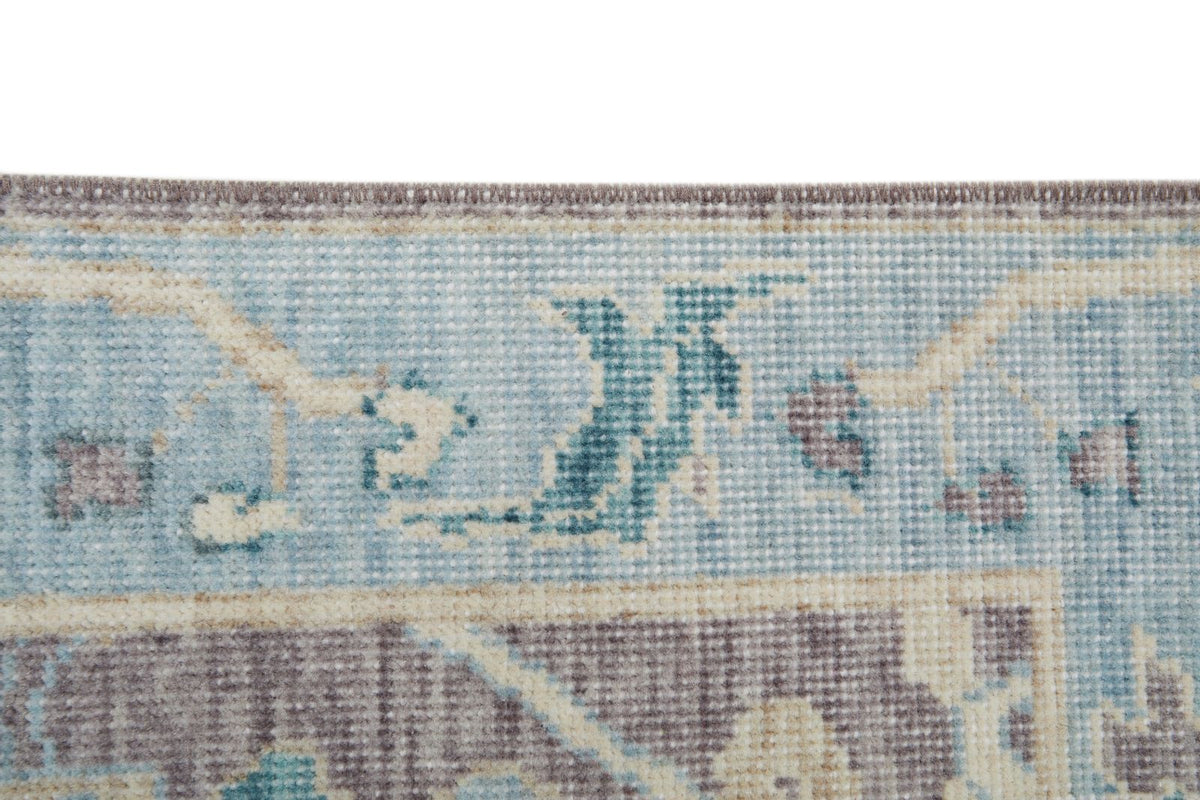 2x3 Purple and Blue Turkish Traditional Rug