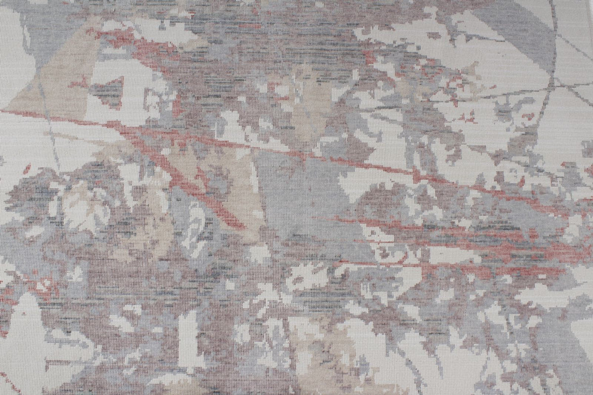 4x6 Ivory and Multicolor Turkish Traditional Rug