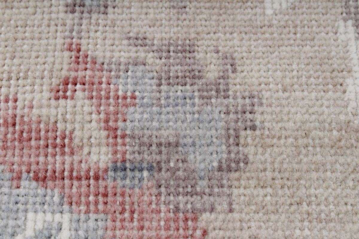 4x6 Ivory and Multicolor Turkish Traditional Rug