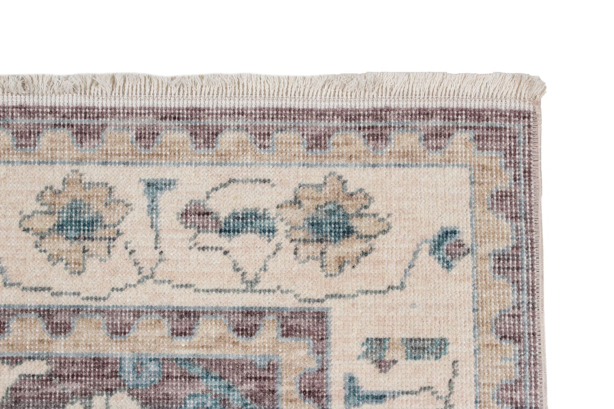 3x10 Purple and Ivory Turkish Traditional Runner