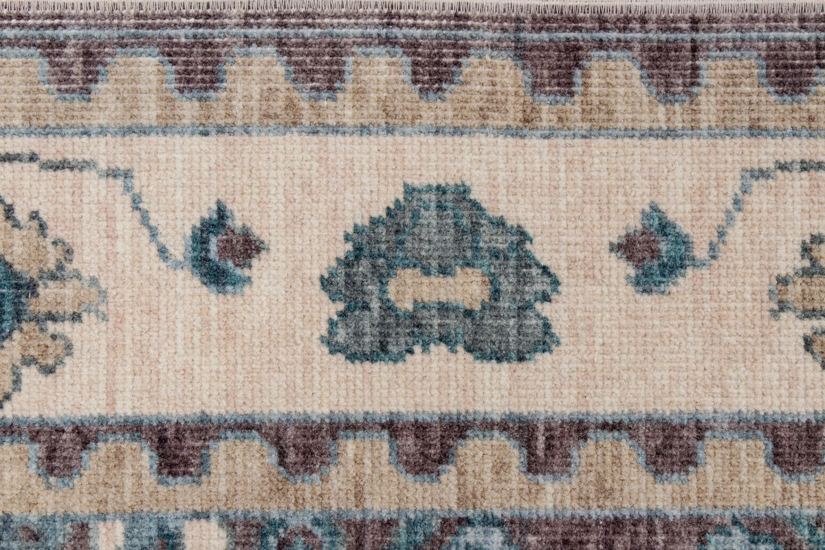 3x10 Purple and Ivory Turkish Traditional Runner