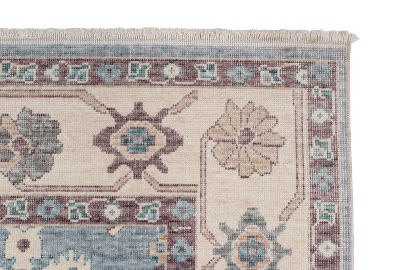3x11 Blue and Ivory Turkish Traditional Runner