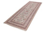 3x9 Beige and Brown Turkish Traditional Runner