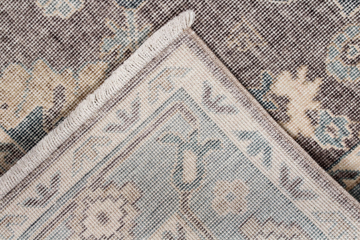 3x10 Gray and Blue Turkish Traditional Runner