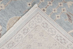 3x10 Blue and Beige Turkish Traditional Runner