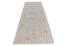 3x10 Blue and Beige Turkish Traditional Runner