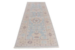 3x10 Blue and Beige Turkish Traditional Runner