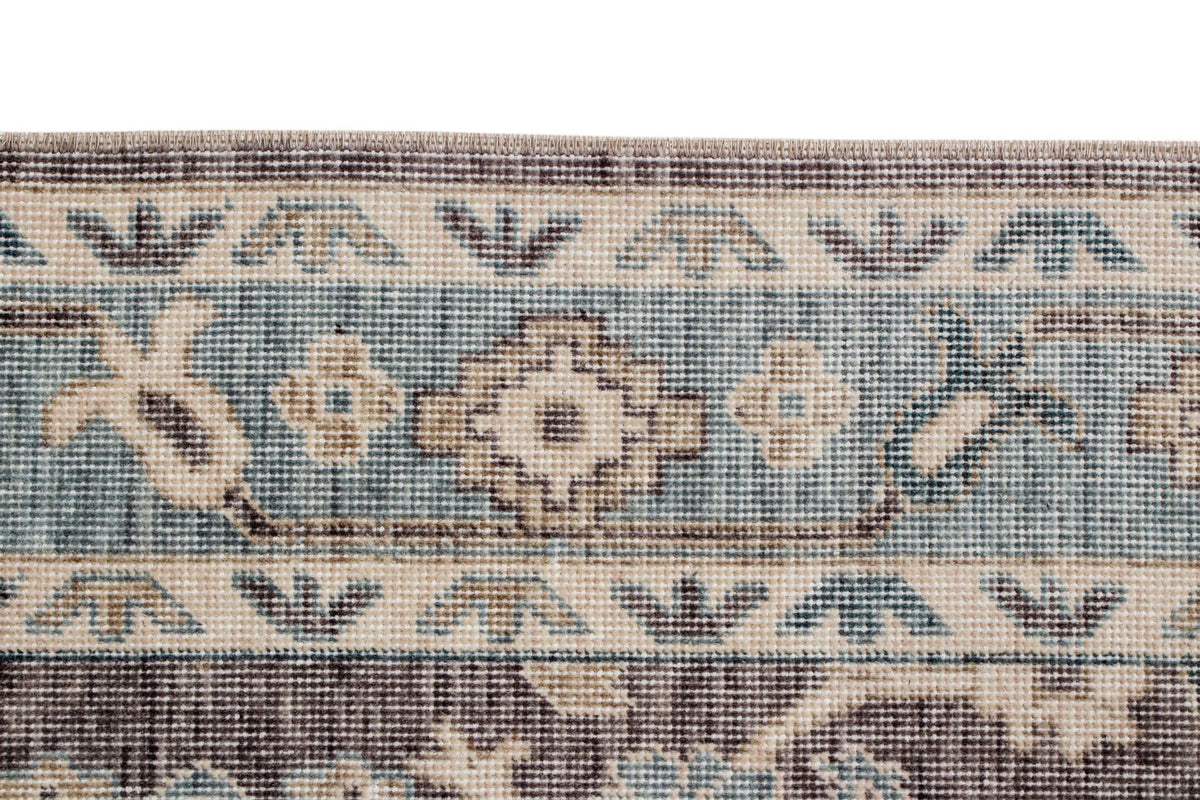 3x10 Purple and Blue Turkish Traditional Runner