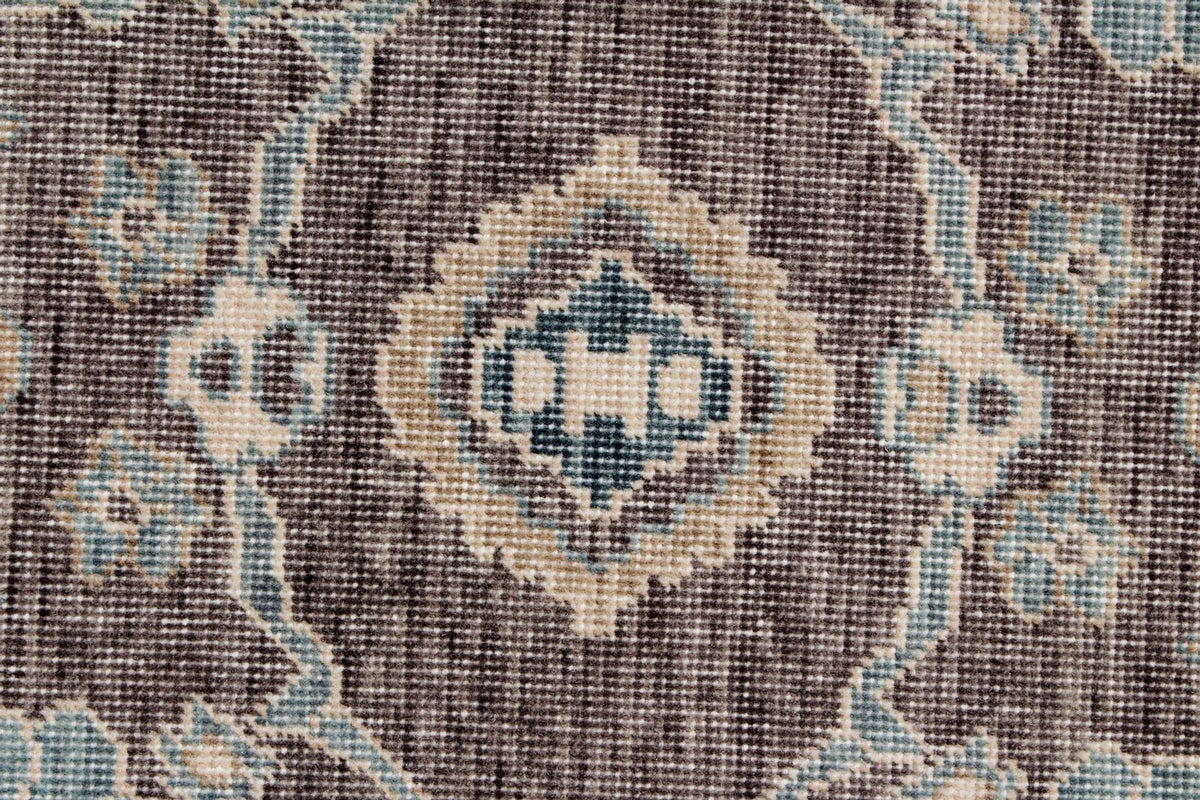 3x10 Purple and Blue Turkish Traditional Runner