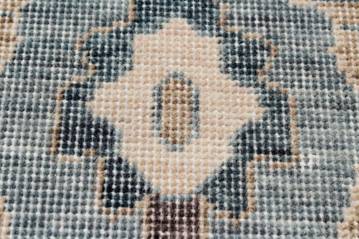 3x10 Purple and Blue Turkish Traditional Runner