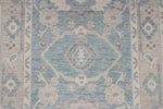 3x10 Green and Beige Turkish Traditional Runner