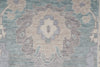 3x10 Green and Beige Turkish Traditional Runner