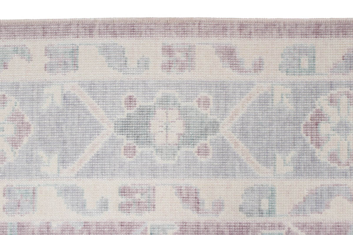 3x10 Purple and Blue Turkish Traditional Runner