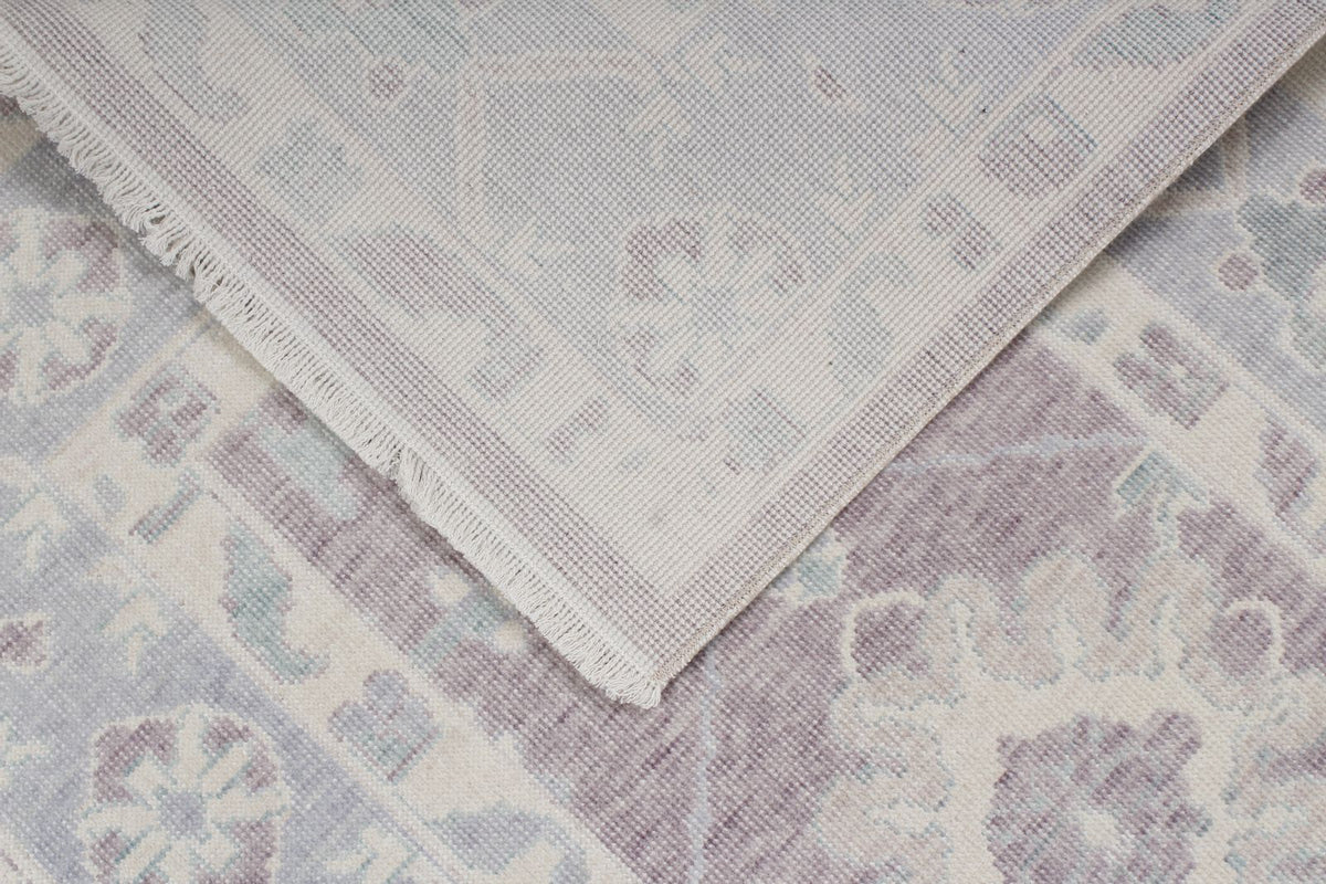 3x10 Purple and Blue Turkish Traditional Runner