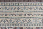 3x9 Purple and Ivory Turkish Traditional Runner