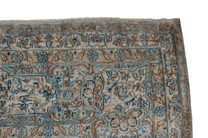 12x18 Ivory and Light Blue Persian Traditional Rug