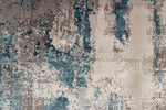 4x6 Gray and Blue Turkish Antep Rug