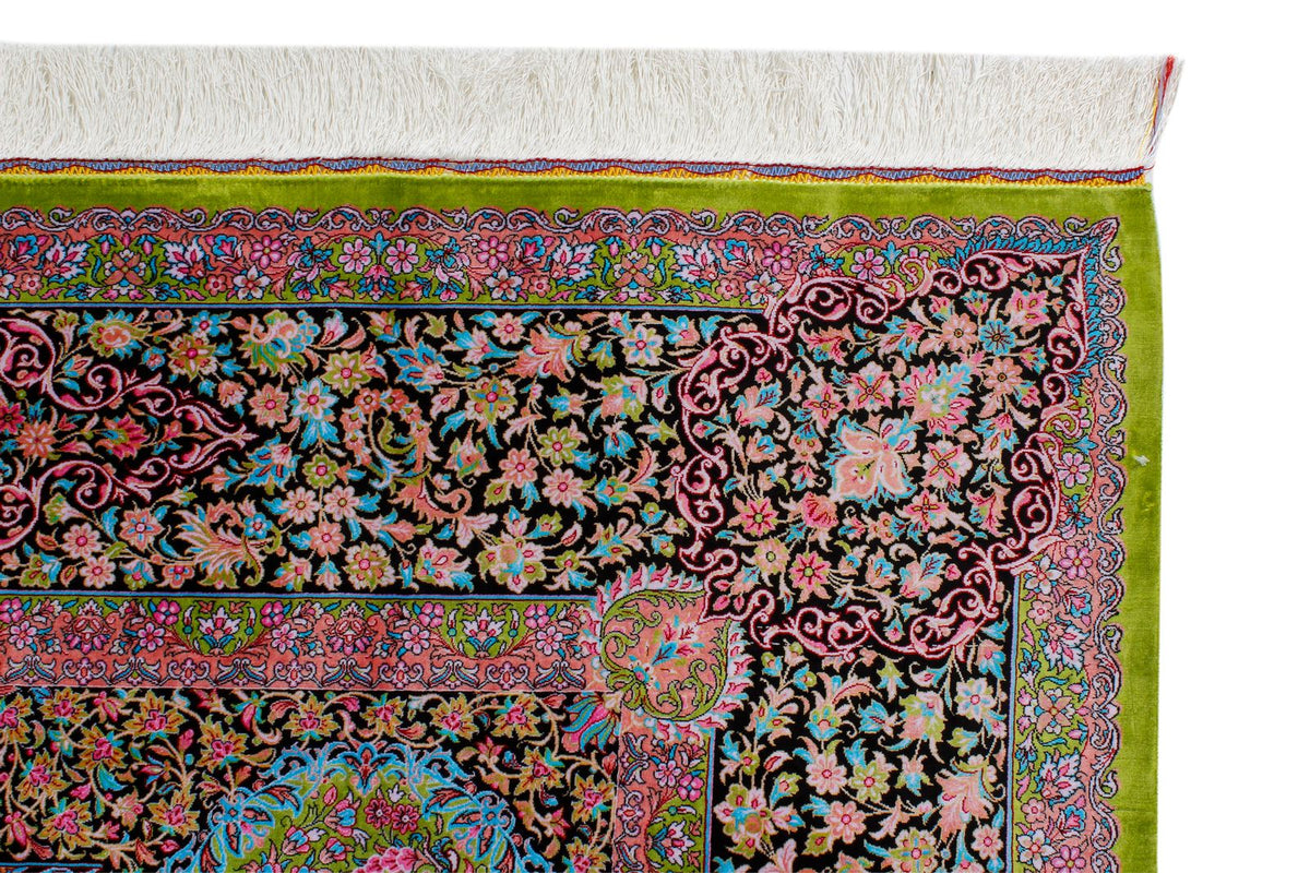 7x10 Green and Black Turkish Antep Runner