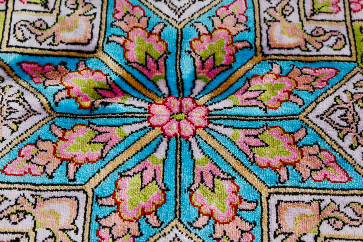 7x10 Green and Black Turkish Antep Runner