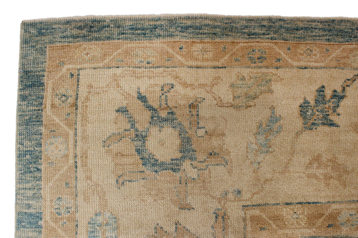 12x18 Blue Turkish Oushak Rug