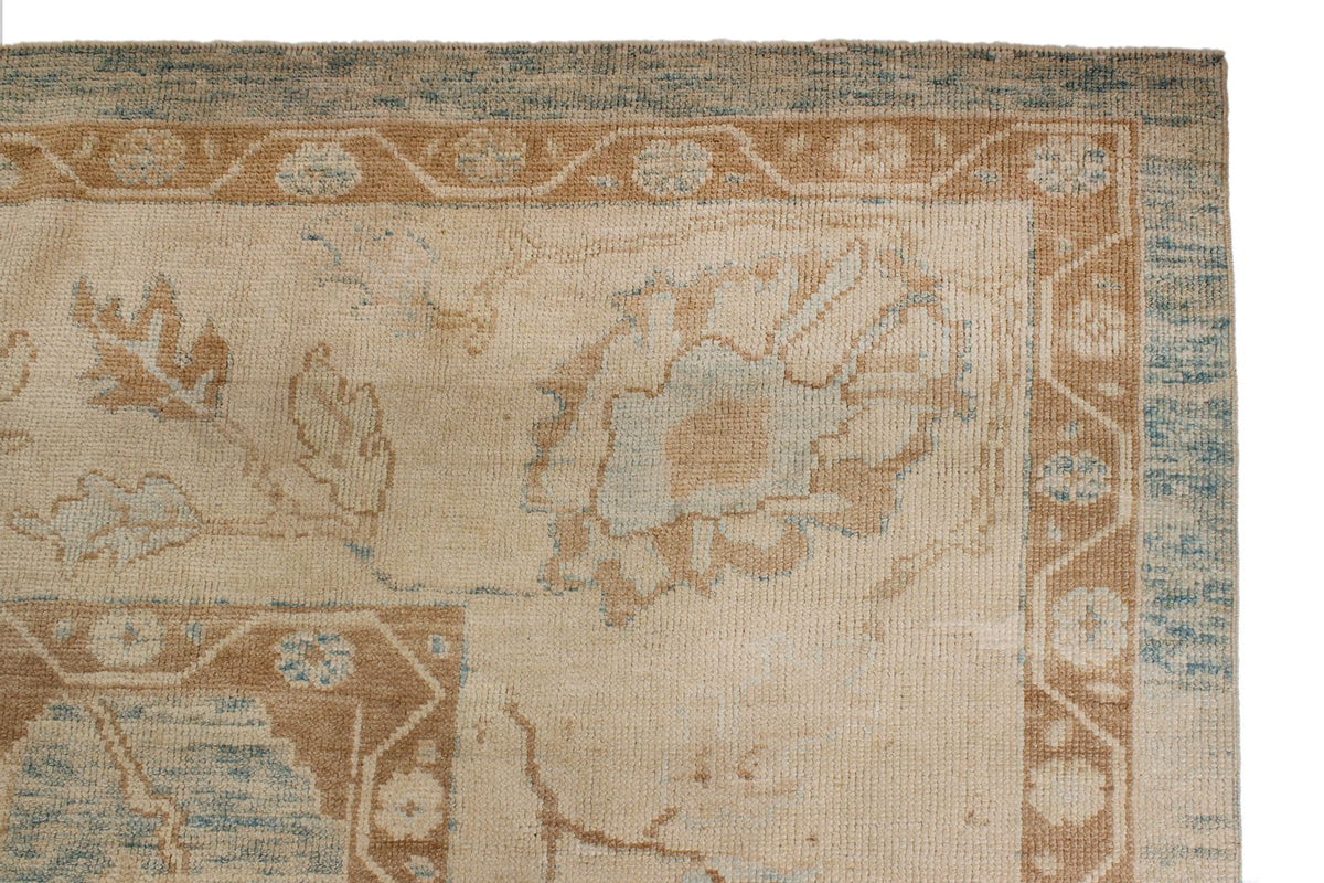 12x18 Blue Turkish Oushak Rug