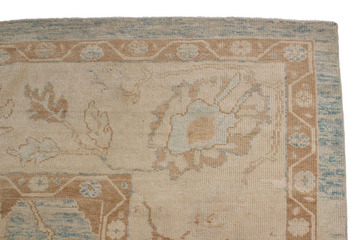 12x18 Blue Turkish Oushak Rug