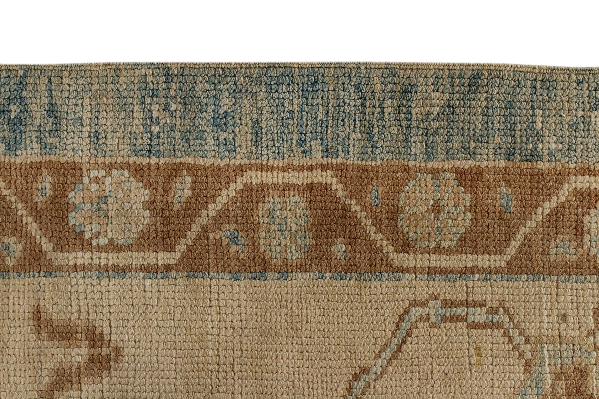 12x18 Blue Turkish Oushak Rug
