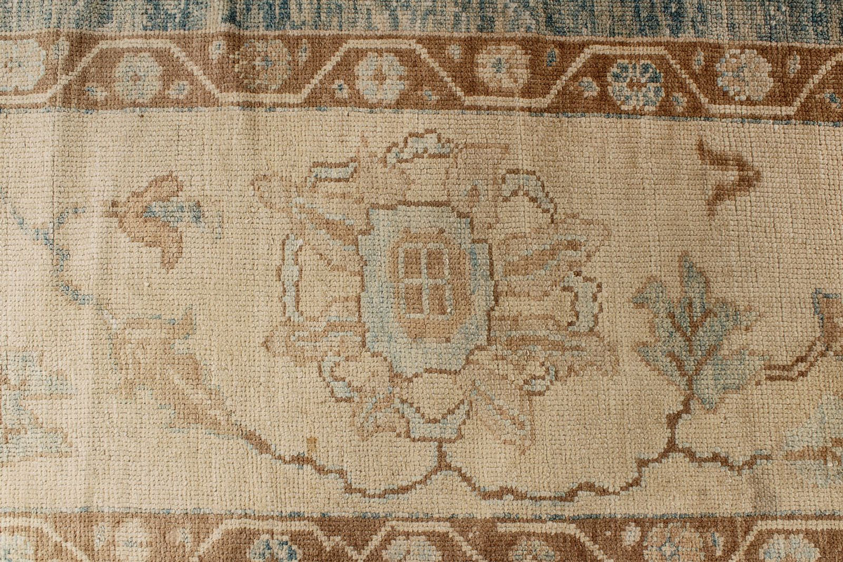 12x18 Blue Turkish Oushak Rug