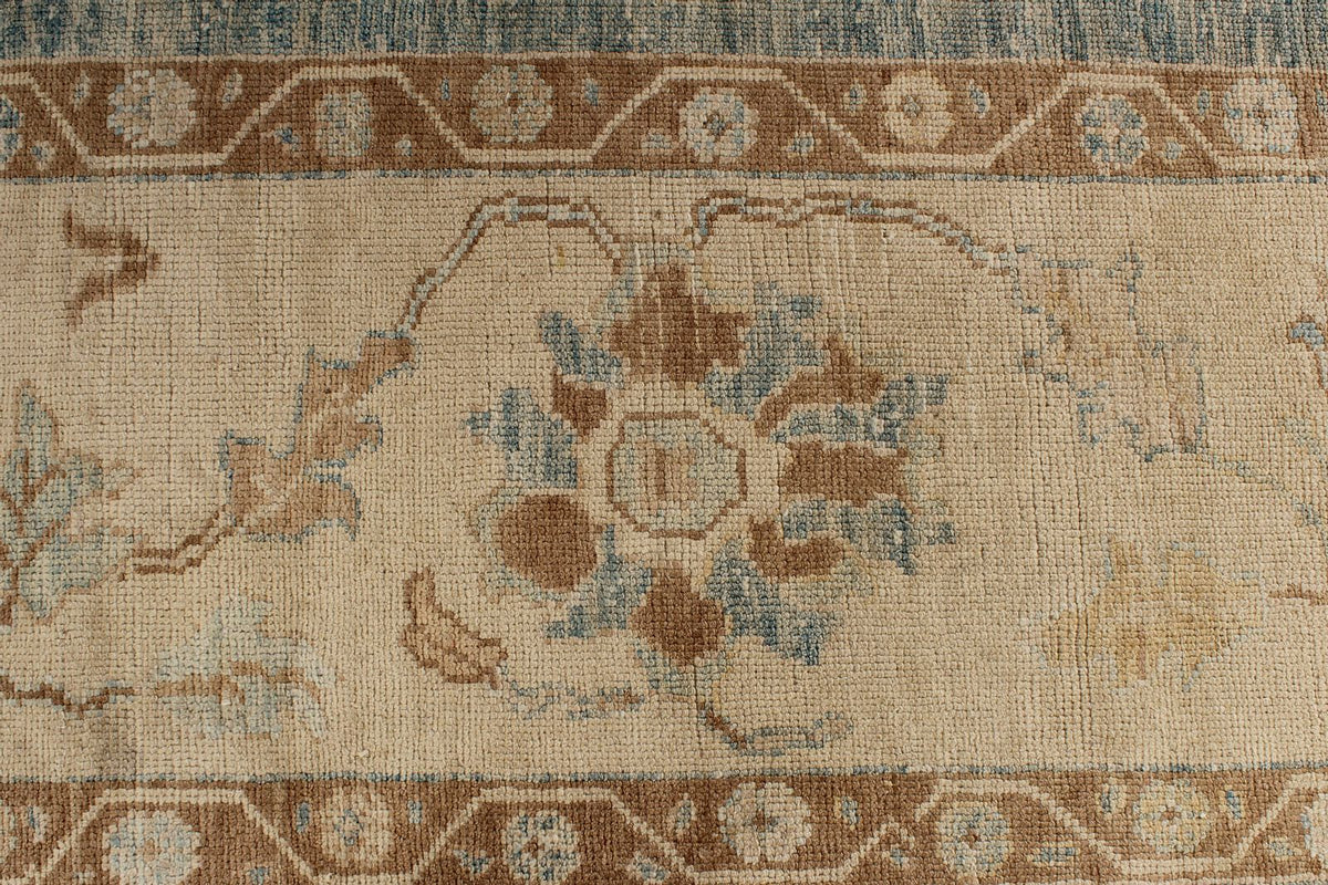 12x18 Blue Turkish Oushak Rug