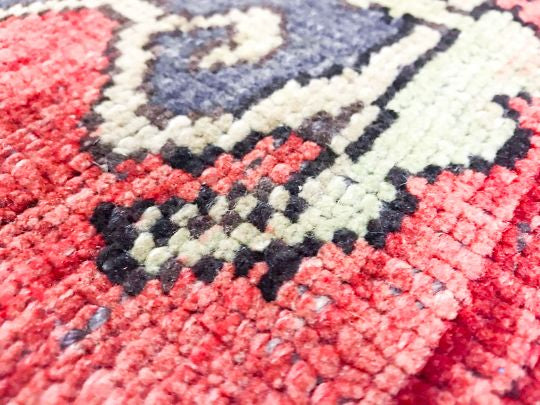 5x10 Red and Gray Turkish Tribal Runner