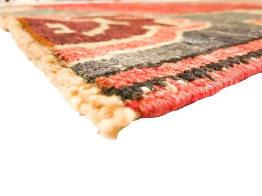 5x10 Red and Gray Turkish Tribal Runner