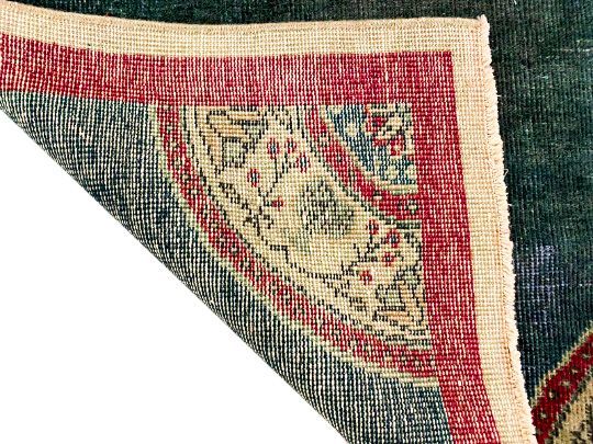 3x10 Green and Red Turkish Tribal Runner
