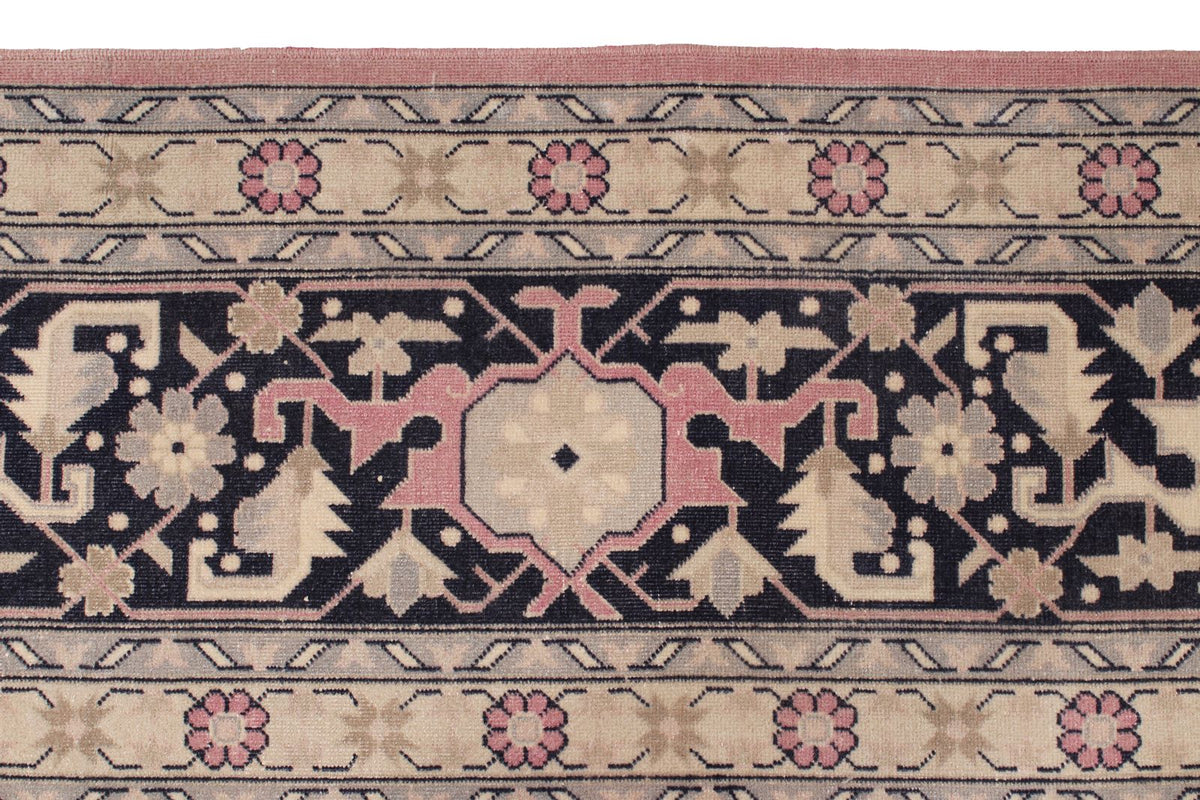9x12 Pink and Navy Persian Traditional Rug