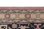 5x8 Ivory and Green Persian Traditional Rug