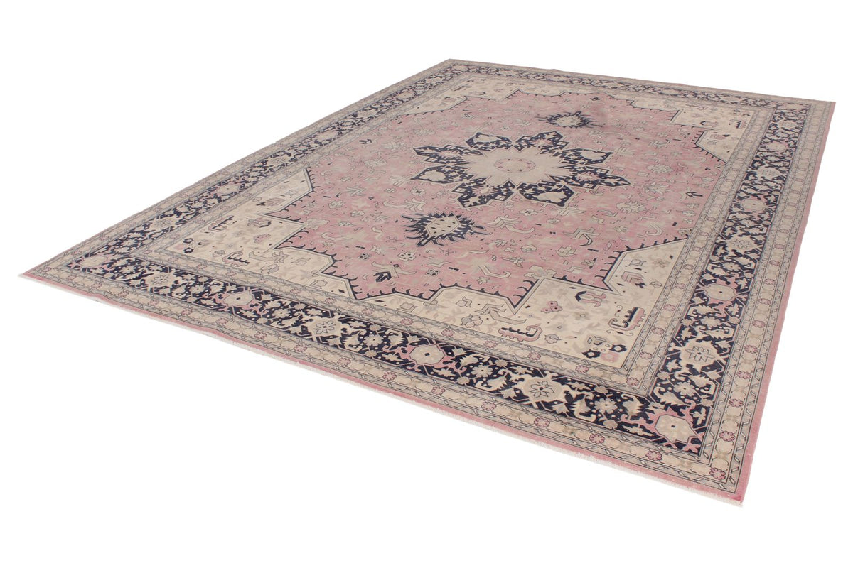 9x12 Pink and Navy Persian Traditional Rug
