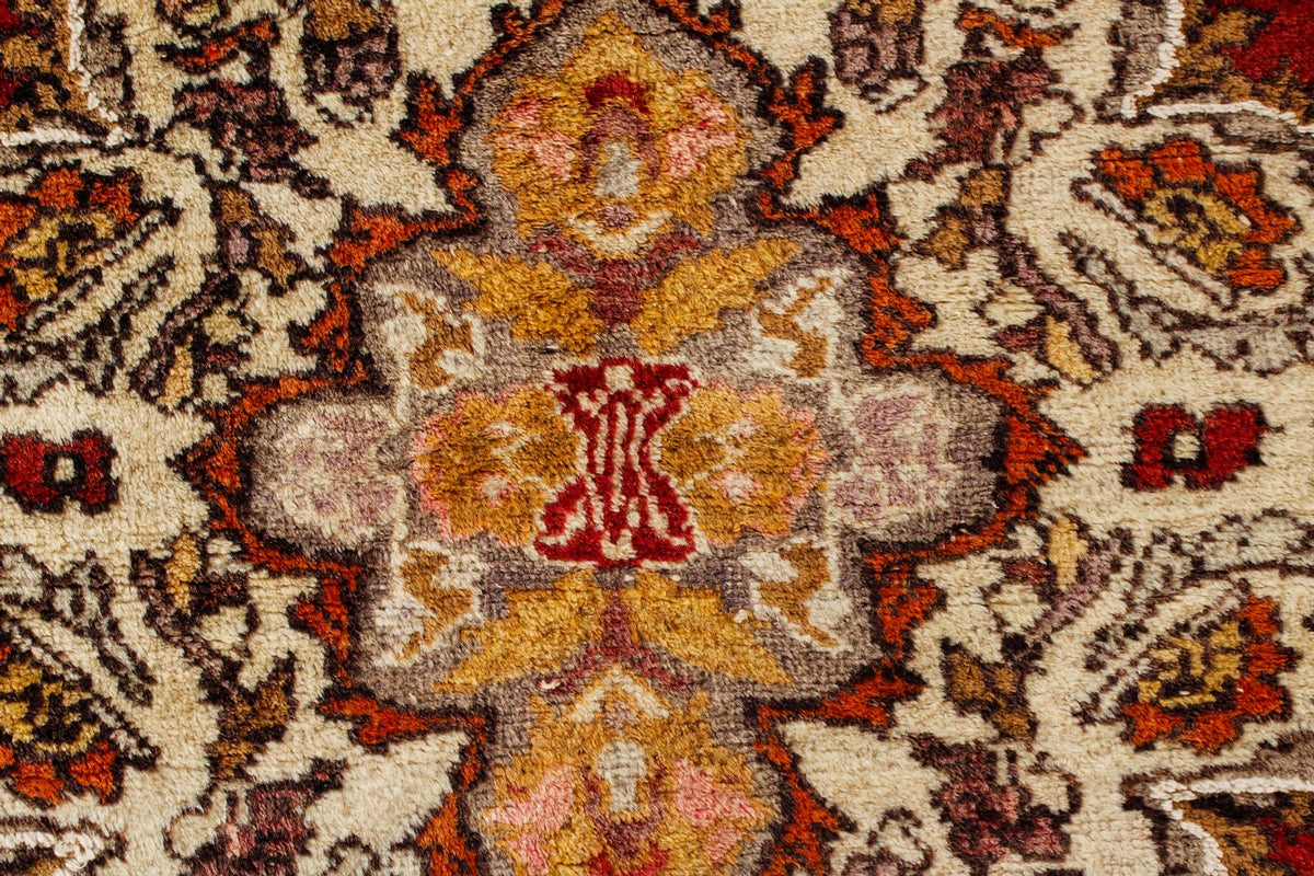4x11 Red and Gold Turkish Tribal Runner