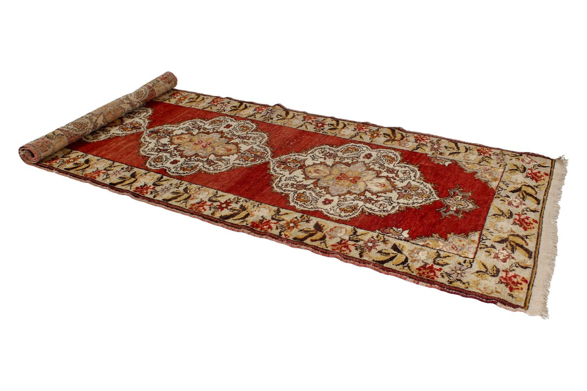4x11 Red and Gold Turkish Tribal Runner