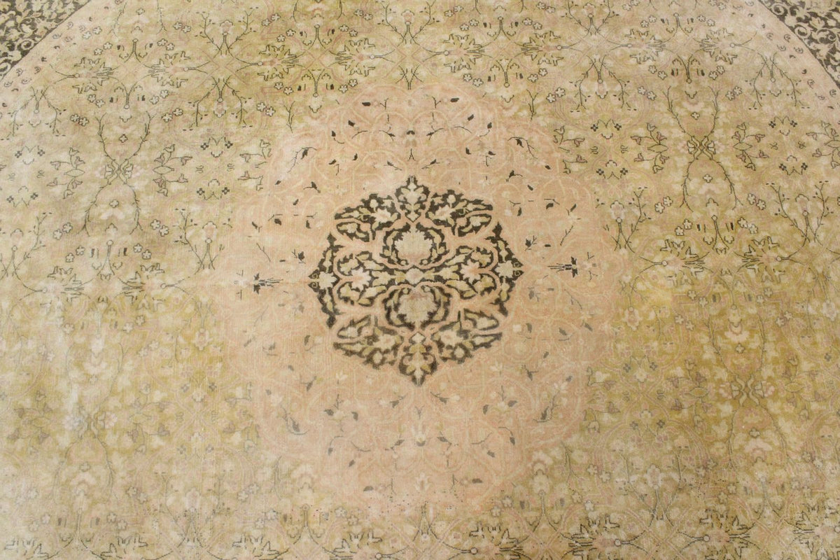 8x8 Rust and Black Persian Rug