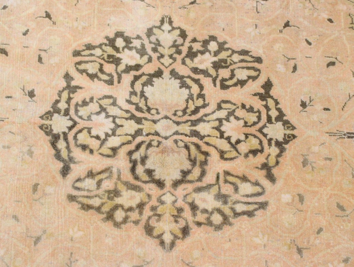 8x8 Rust and Black Persian Rug