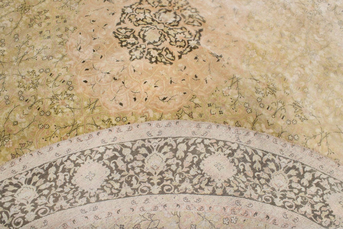 8x8 Rust and Black Persian Rug