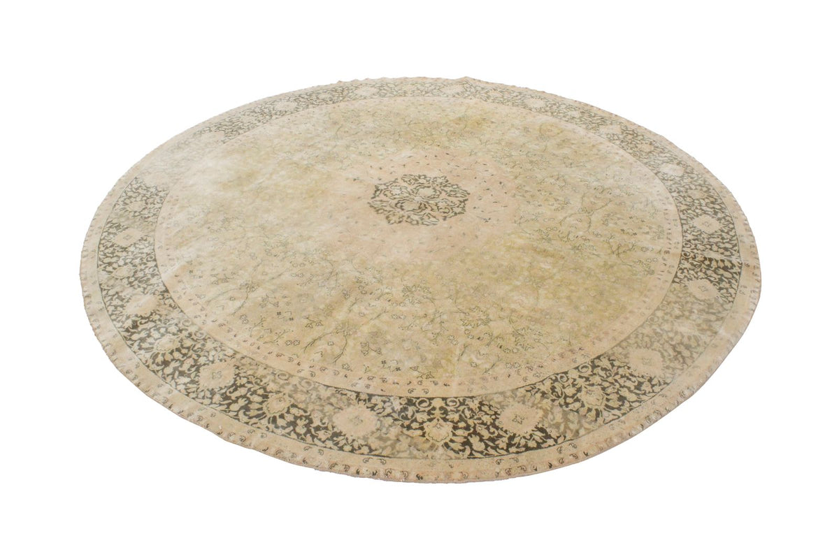 8x8 Rust and Black Persian Rug