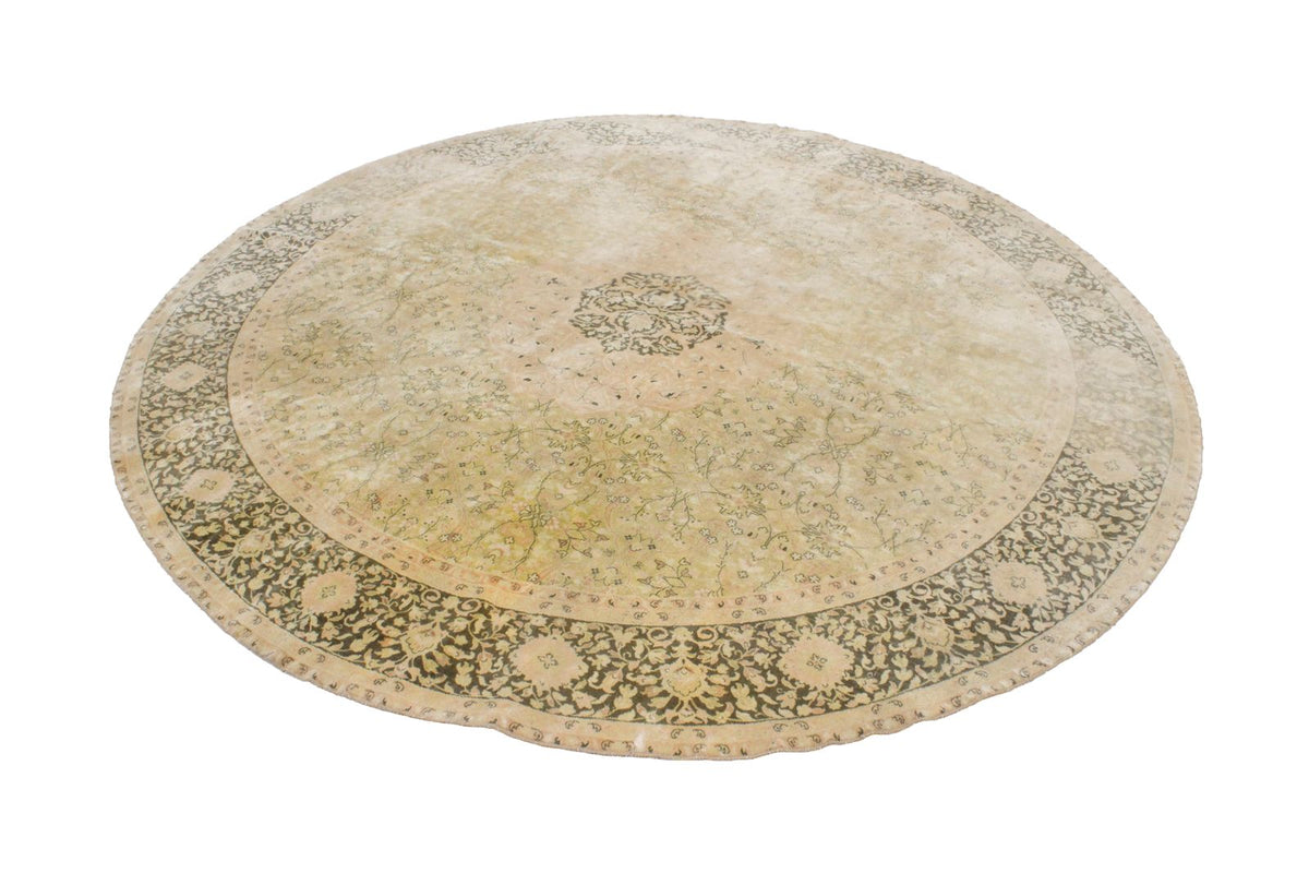 8x8 Rust and Black Persian Rug