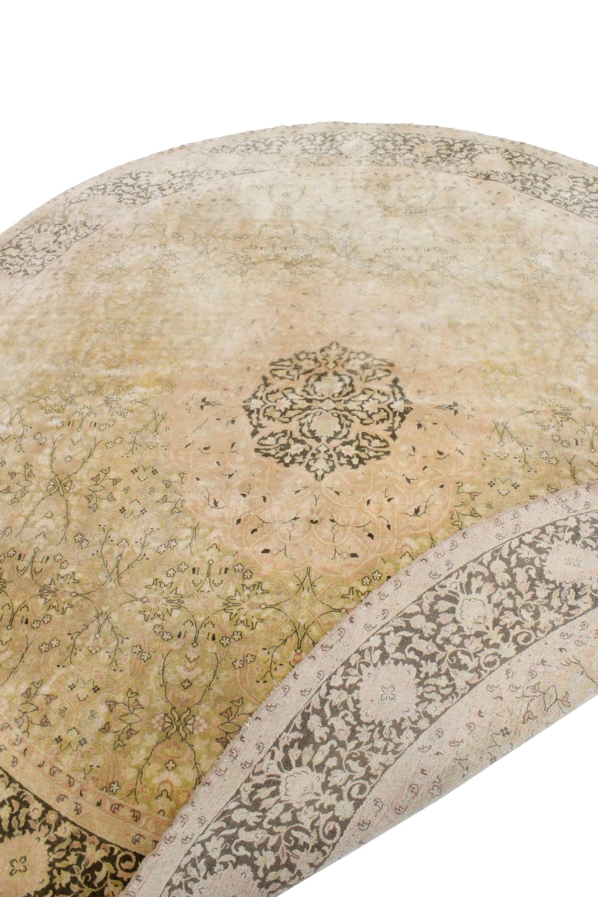 8x8 Rust and Black Persian Rug