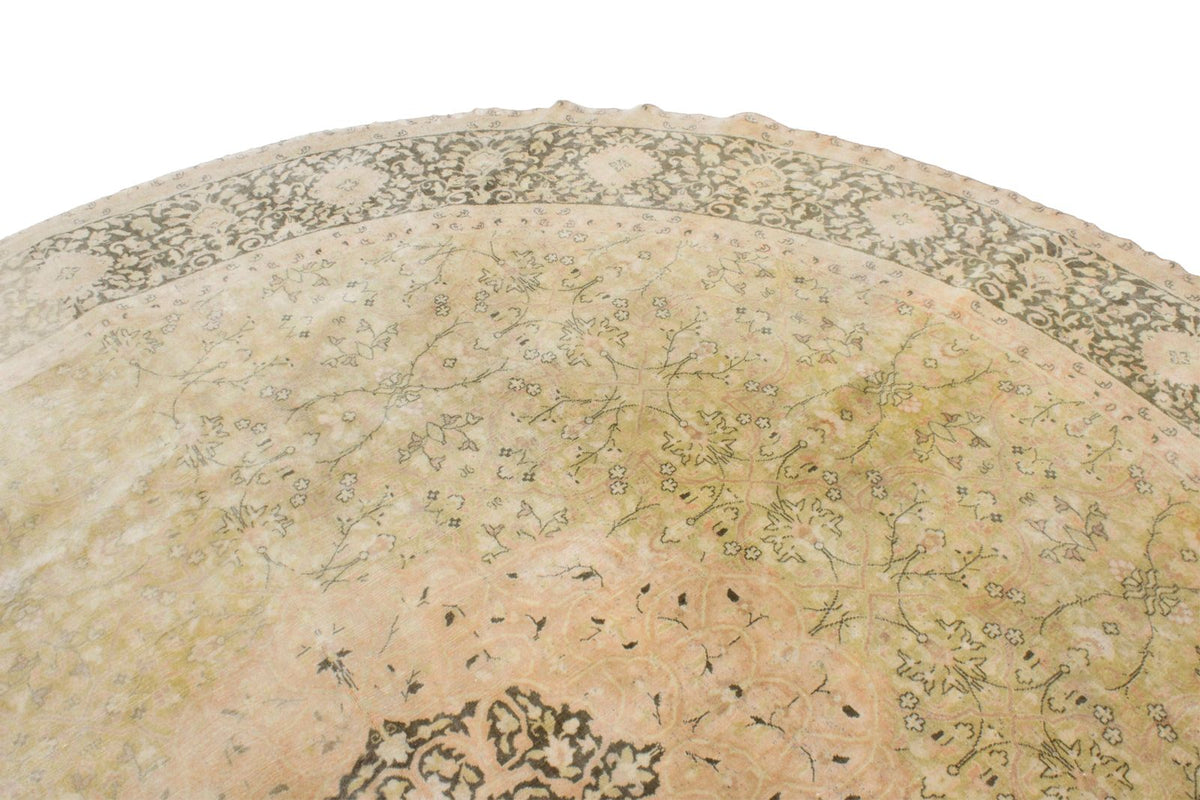 8x8 Rust and Black Persian Rug