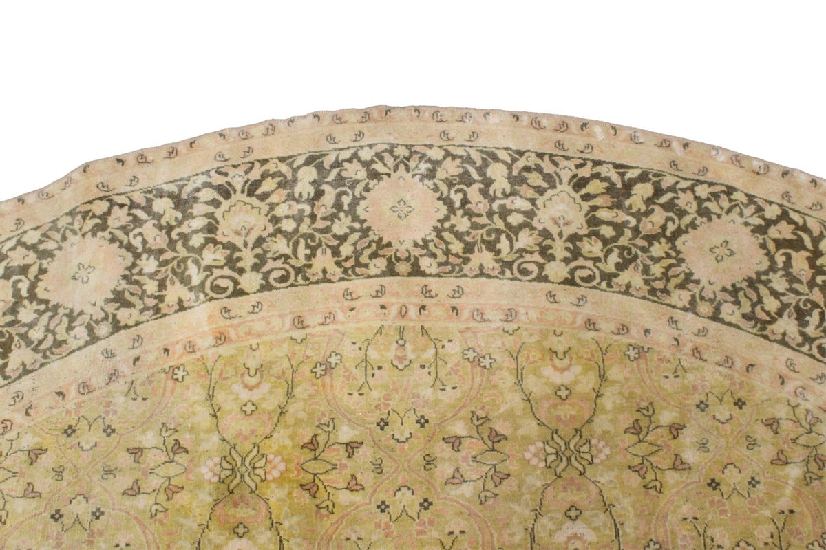 8x8 Rust and Black Persian Rug