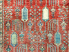 8x11 Beige and Red Kazak Tribal Rug