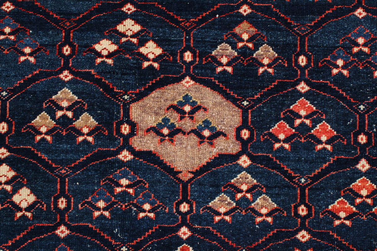 7x9 Multicolor and Red Modern Contemporary Rug