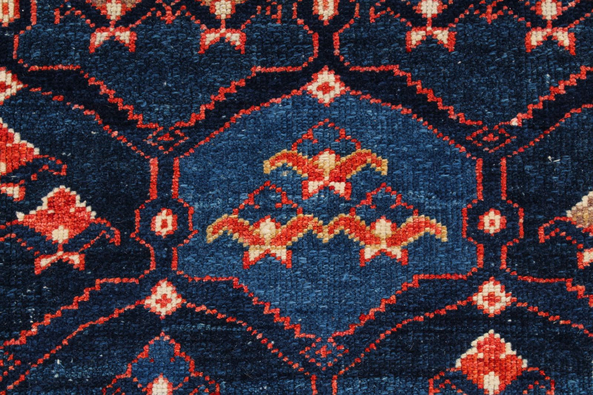 7x9 Multicolor and Red Modern Contemporary Rug