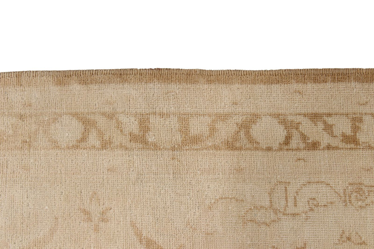9x12 Brown and Ivory Turkish Traditional Rug